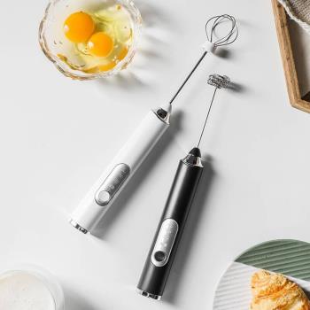 咖啡奶泡a機電動打奶泡器家用牛奶打泡器迷你手持攪拌器奶泡機起