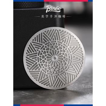 Bincoo星芒咖啡二次分水網不銹鋼萃取濃縮液三層過濾片51/58.5mm