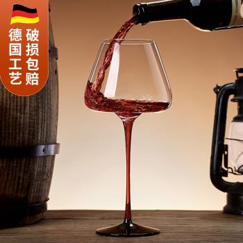 紅酒杯套裝家用葡萄酒杯高階高腳杯紅酒杯輕奢高檔杯子大肚勃艮第