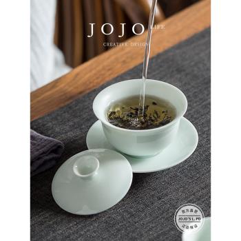 JOJOS L. PD.color.兒童茶藝教學功夫茶具套裝青白瓷整套 | 取色