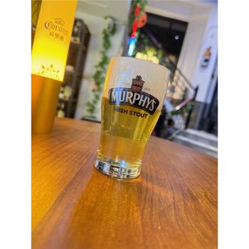 全新Murphys墨菲莫菲黑啤啤酒杯精釀玻璃水杯250ml家用個性酒吧