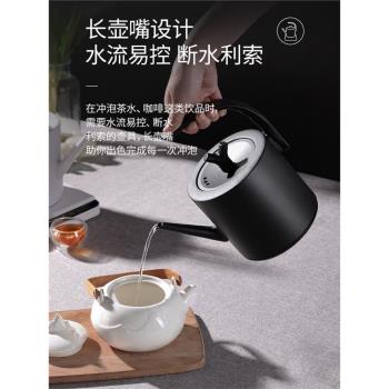 304不銹鋼茶壺電磁爐平底加厚家用泡茶壺戶外燒水壺酒店餐廳茶壺