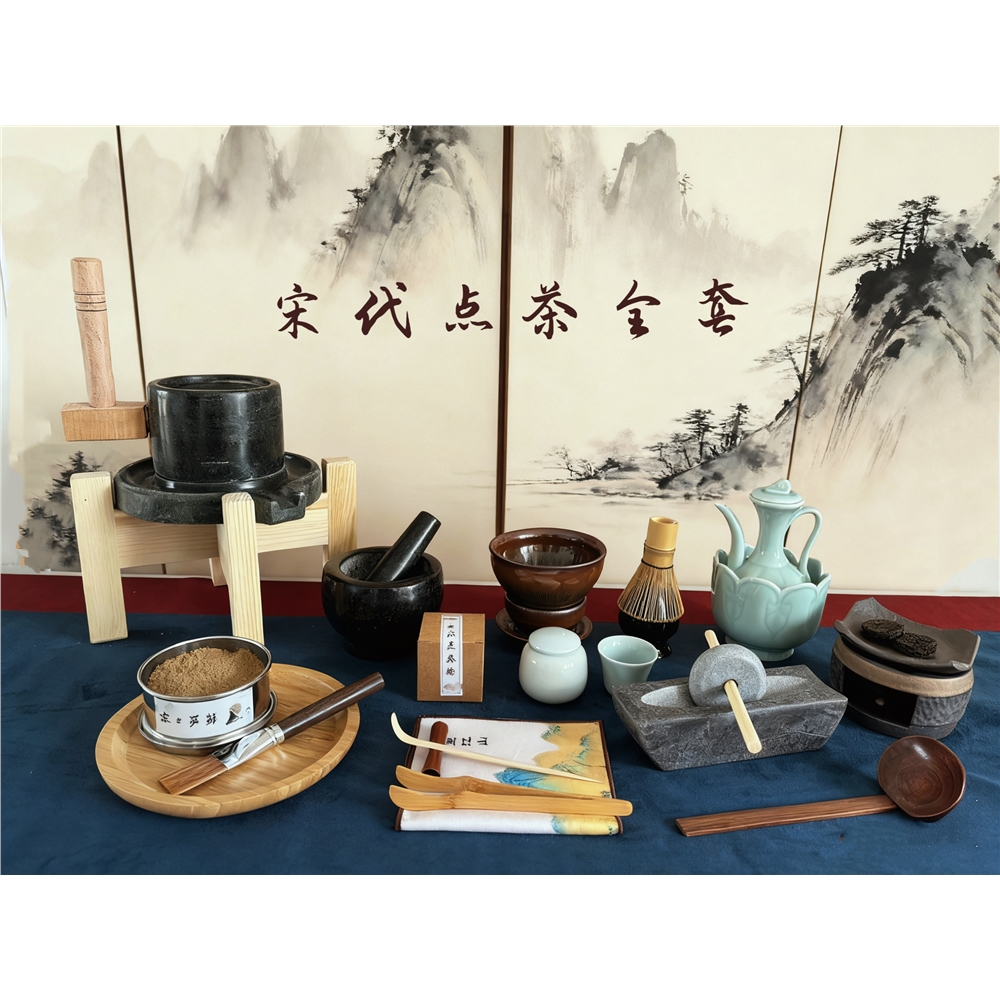 宋代點茶夢華錄茶具套裝點茶器具十二茶先生全套點茶工具宋朝茶具|整套