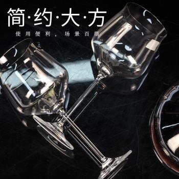 大號紅酒杯高腳杯創意高檔水晶玻璃葡萄酒杯勃艮第酒杯子酒具家用