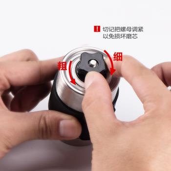 新品手搖咖啡機便攜式咖啡磨豆機不銹鋼咖啡研磨機胡椒磨