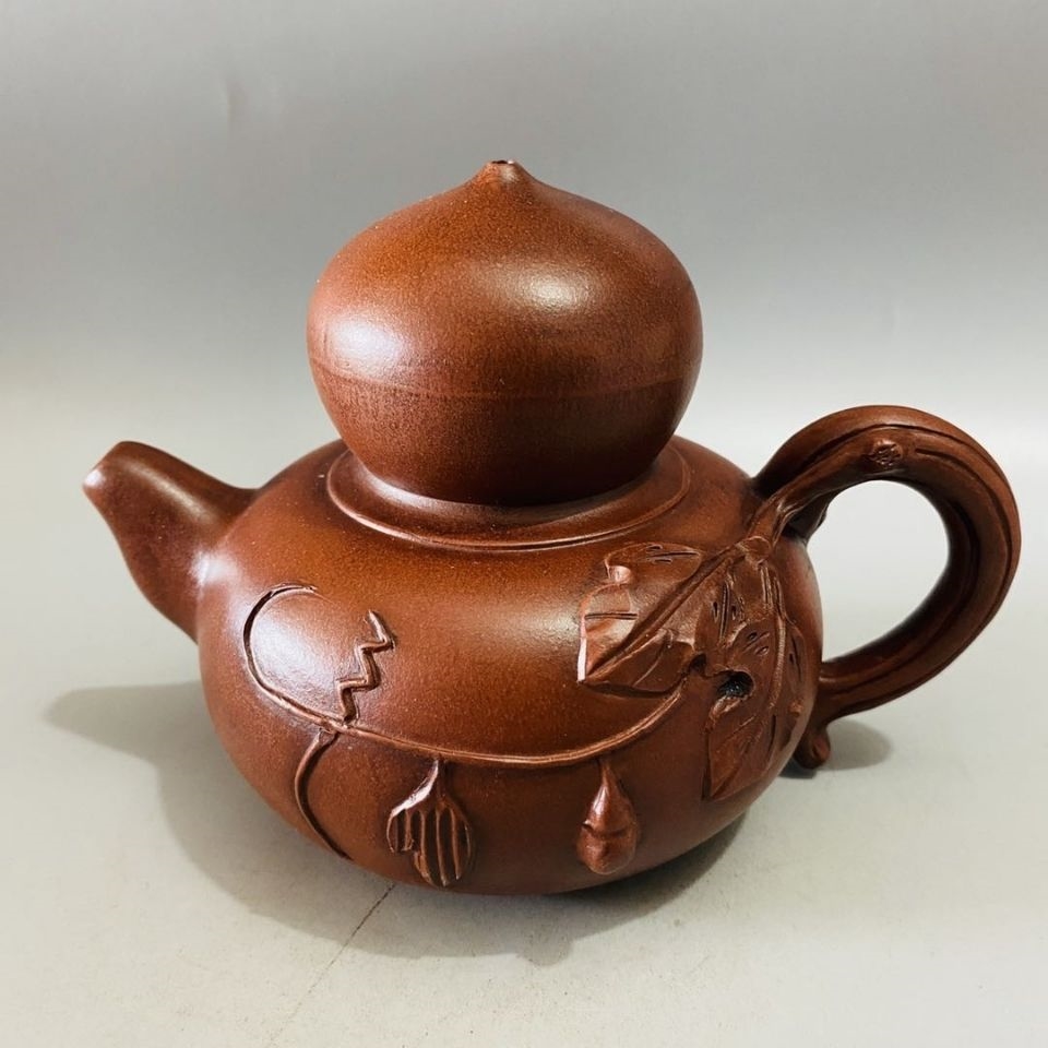 清倉回流老紫砂壺宜興老壺陳鳴遠全手工制作竹筍壺西施石瓢茶壺|茶壺