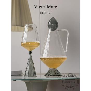 Vietri Mare玻璃杯創意高腳香檳杯葡萄酒杯輕奢風送禮杯子丨摩根