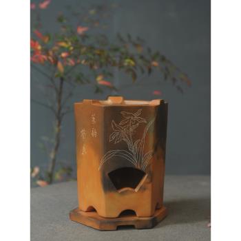 潮人茶事手工紅泥小火爐明火炭爐煮茶副榜爐酒精電炭兩用家用茶室
