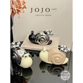 JOJOS L. PD.Topic.卡通蝸牛水果叉套裝家用甜品蛋糕叉子 | 敘題