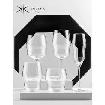 KVETNA1794捷克進口水晶玻璃設計師款紅酒杯葡萄酒杯高腳杯香檳杯