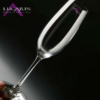 LUCARIS水晶玻璃高腳香檳杯婚慶聚會甜酒氣泡酒杯子泰國原裝進口