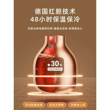 德國FEENIK保溫壺2025新款大容量熱水壺暖水瓶家用玻璃內膽小暖壺