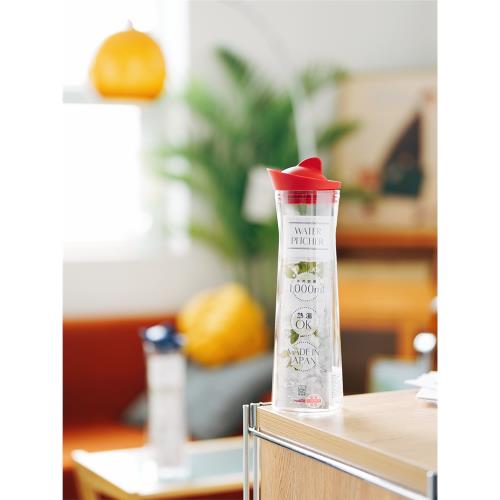 HARIO進口涼水壺玻璃耐高溫家用日式密封白開水高顏值冷水壺冰箱