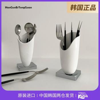 韓國mgmc高顏值筷子筒瀝水盒多功能廚房餐具收納ins風餐具盒