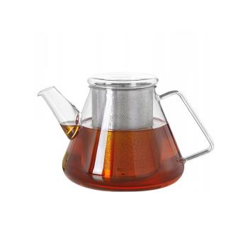 德國進口adhoc耐熱玻璃泡茶壺帶過濾網沖茶器沖咖啡壺花草茶壺具