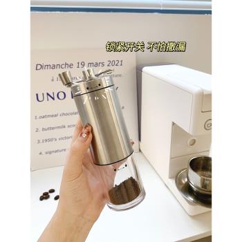 手磨咖啡機手搖家用小型辦公室手動咖啡豆研磨機不銹鋼咖啡研磨器