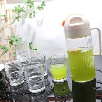 生日喬遷廣告禮盒玻璃水具套裝自動開合冷水壺飲料果汁家用涼水壺