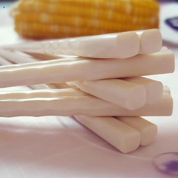 牛骨筷子犛牛骨粉壓制不易變色健康火鍋禮品筷子家用餐具套裝白色