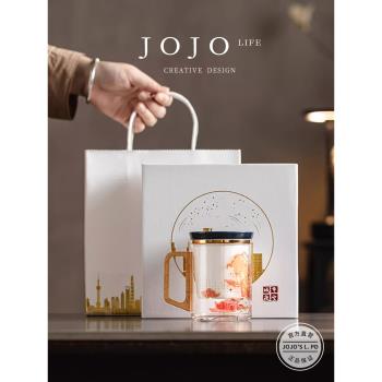 JOJOS L. PD.ploughing.陶瓷玻璃泡茶杯辦公室輕奢茶杯 | 復耕