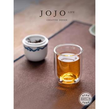 JOJOS L. PD.household.陶瓷山嶽泡茶杯耐熱玻璃杯觀山杯 | 戶課