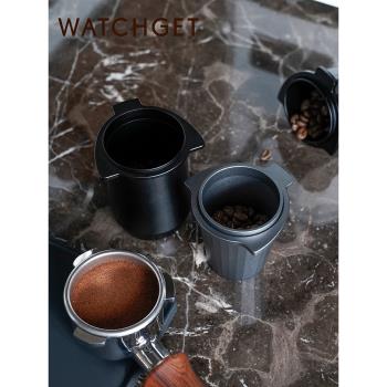 watchget接粉杯 意式咖啡機手柄接粉器磨砂鋁合金適用鉑富8系54mm