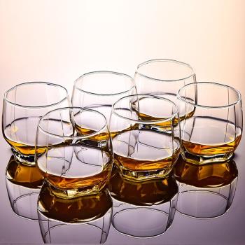 Ocean泰國進口玻璃杯威士忌酒杯烈酒白酒杯魅力咯杯340ml六隻裝