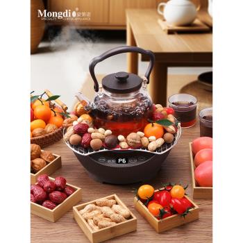 Mongdio圍爐煮茶烤火爐套裝2024新款冬日家用室內電陶爐器具全套