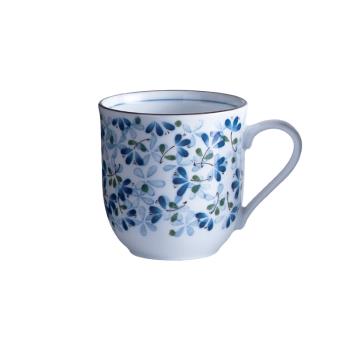 日本進口藍染馬克杯 青花釉下彩茶水杯家用辦公杯 質感佳 300ML