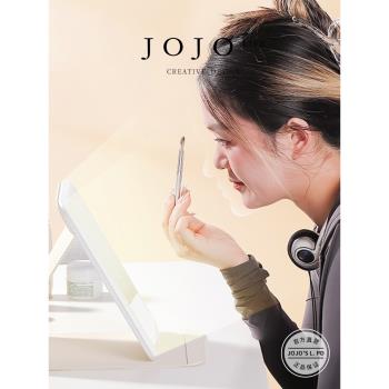 JOJOS L. PD.雜貨先生.led化妝鏡帶燈折疊梳妝臺智慧高畫質 | 百葉