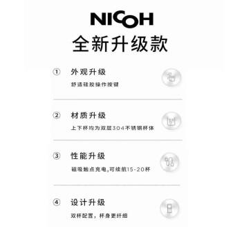 NICOH便攜咖啡機家用多功能小型自動現磨咖啡豆研磨手沖一體迷你
