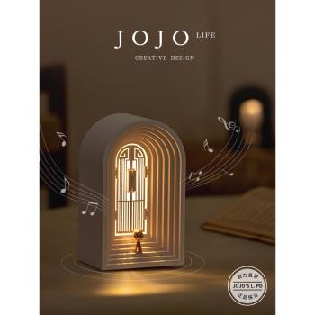 JOJOS L. PD.Star.小夜燈北歐復古充電床頭燈創意藍芽音箱丨星墜