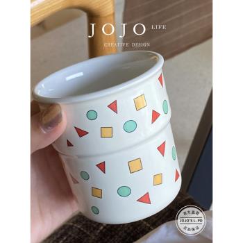 JOJOS L. PD.Inside.可愛蠟筆小新睡衣同款馬克杯卡通彩色| 其內