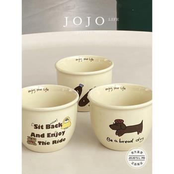 JOJOS L. PD.later.奶咖簡約英文字母馬克杯麵包腦袋咖啡杯|其後