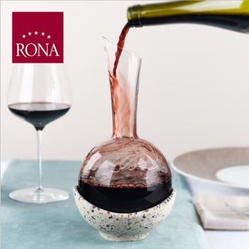 歐洲原裝進口RONA洛娜Noblegrape水晶玻璃機洗手工醒酒器禮品盒裝