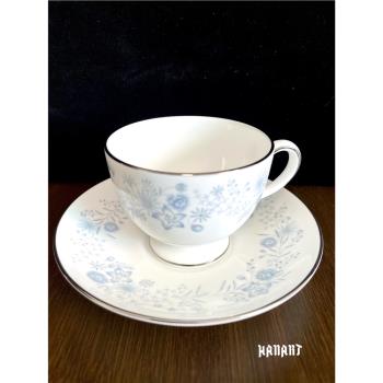 英國原產皇室骨瓷Wedgwood韋奇伍德bellefleur咖啡杯紅茶杯歐式