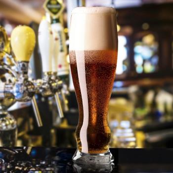 波蘭krosno進口精釀啤酒杯專業酒杯比爾森水晶玻璃家用餐吧酒吧杯