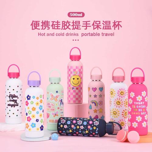 噸噸桶保溫杯2024女新款大號大容量1升戶外便攜不銹鋼可愛水杯子