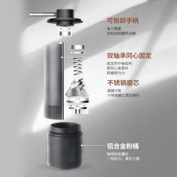 手搖咖啡磨豆機不銹鋼芯咖啡研磨咖啡研磨器家用手磨咖啡機
