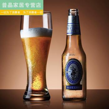 啤酒杯大容量家用網紅500ml玻璃精釀專業扎啤杯水晶大號英雄杯子