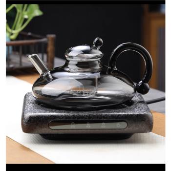 小坐電陶爐S2硯臺超薄爐茶爐煮茶器小型燒水玻璃壺泡茶迷你家用