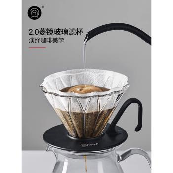 Hero菱鏡滴漏式玻璃過濾器咖啡