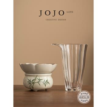 JOJOS L. PD.customs.漏茶濾套組高檔陶瓷過濾器中式茶具 | 鄉俗