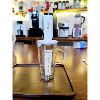 Shanon咖啡打奶泡器奶泡機家用電動牛奶冷奶泡手持發泡器攪拌器套