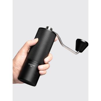 泰摩 栗子C3S手搖咖啡磨豆機器具 意式手動研磨機手沖機家用手磨
