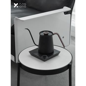 熊與楊皮影壺手沖溫控壺細口壺智慧電熱水壺不銹鋼家用長嘴咖啡壺
