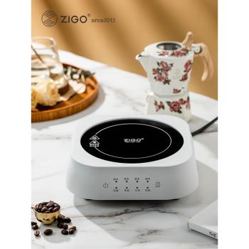 zigo摩卡壺電陶爐800W功率家用迷你小型煮茶器咖啡電熱爐三色可選