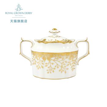 Royal Crown Derby德貝金絲蔓骨瓷歐式帶蓋糖缸糖盅下午茶 英國產
