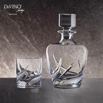 DAVINCI達芬奇進口威士忌杯水晶玻璃杯洋酒杯酒樽套裝禮盒奢華