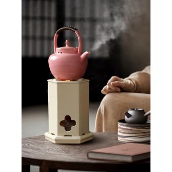 九土手工陶泥煮茶壺提樑燒水壺酒精炭爐電陶爐功夫茶具家用煮水壺