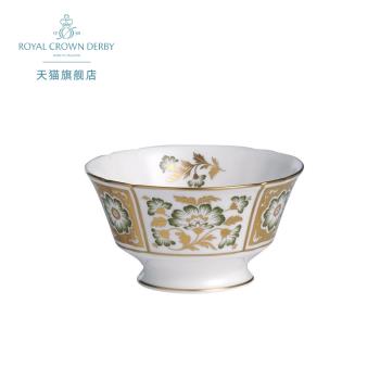 Royal Crown Derby德貝綠韻骨瓷歐式開口糖罐糖碗糖缸下午茶英國